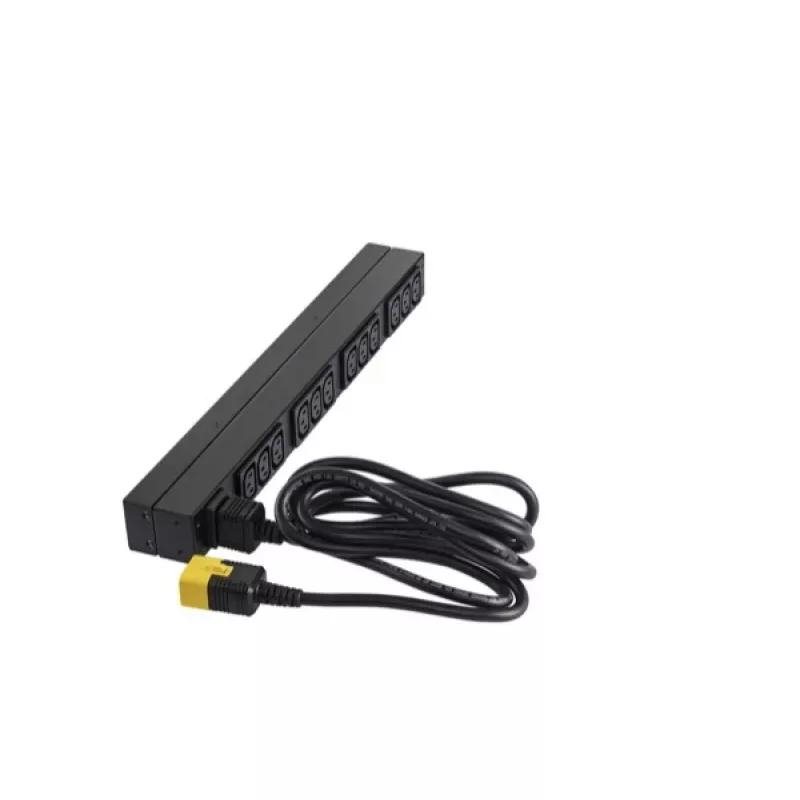 APC NetShelter Basic Rack PDU, 1U, 1PH, 3,7kW 230V 16A arba 3,3kW 208V 16A, x12 C13 lizdų, C20 laidas