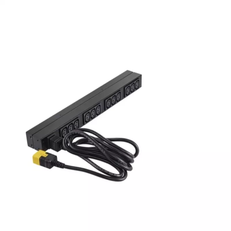 APC NetShelter Basic Rack PDU, 1U, 1PH, 3,7kW 230V 16A arba 3,3kW 208V 16A, x12 C13 lizdų, C20 laidas