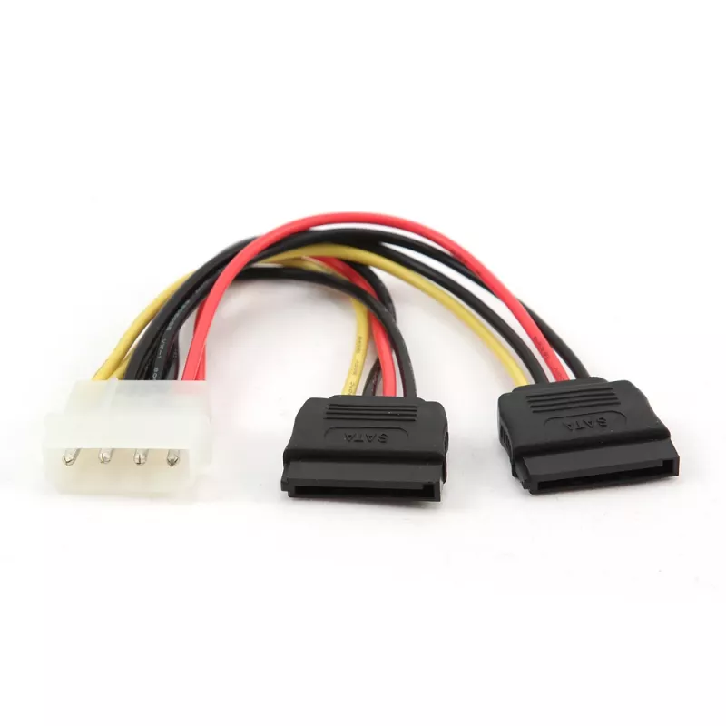 GEMBIRD maitinimo kabelis 15cm 2xSATA/ Masinis pakavimas (cc-sata-psy)