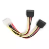 GEMBIRD maitinimo kabelis 15cm 2xSATA/ Masinis pakavimas (cc-sata-psy)
