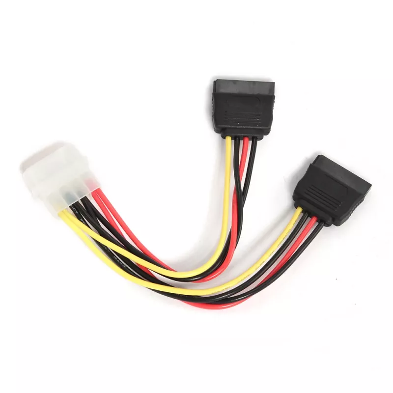 GEMBIRD maitinimo kabelis 15cm 2xSATA/ Masinis pakavimas (cc-sata-psy)