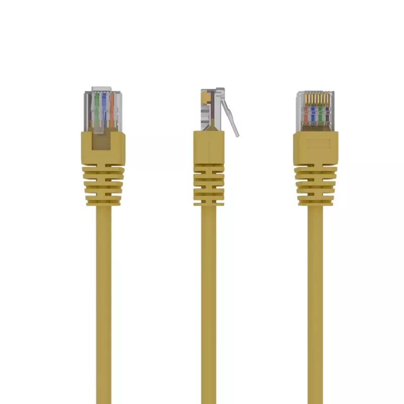 GEMBIRD komutacinis kabelis - Cat 5e - UTP - 3 m - geltonas
