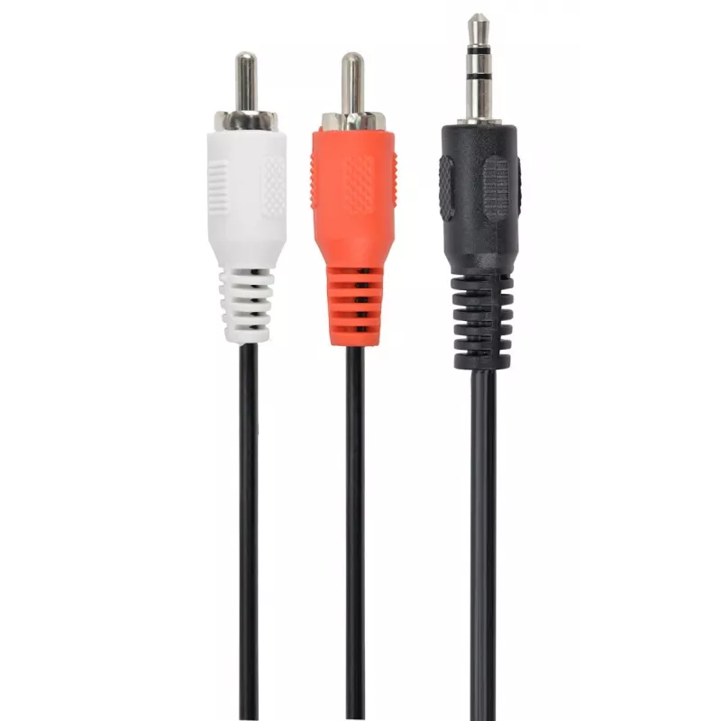 GEMBIRD 3,5 mm stereolaidinis kištukas prie RCA kištuko kabelis 1,5 m