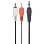 GEMBIRD 3,5 mm stereolaidinis kištukas prie RCA kištuko kabelis 1,5 m