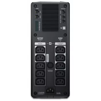 APC Back-UPS Pro, 1500VA/865W, Tower, 230V, 10x IEC C13 lizdų, AVR, LCD, keičiama baterija