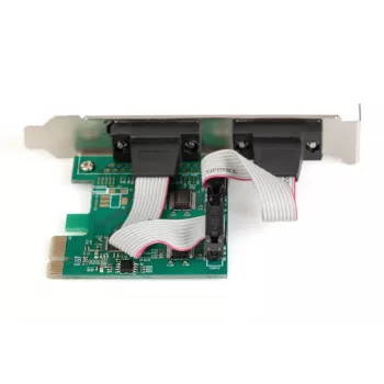 DIGITUS Serial I/O, 2 prievadų, Pci-e papildoma kortelė 2 X DB9 V lizdo laikiklis + LP laikikliai MCS9901 mikroschemų rinkinys