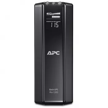 APC BR1200G-FR Power-Saving Back-UPS Pro 1200 nepertraukiamo maitinimo šaltinis, line-interactive, 1200 VA, 720 W, 230 V, 6 lizdai CEE 7/5, LCD, USB, 45 dB