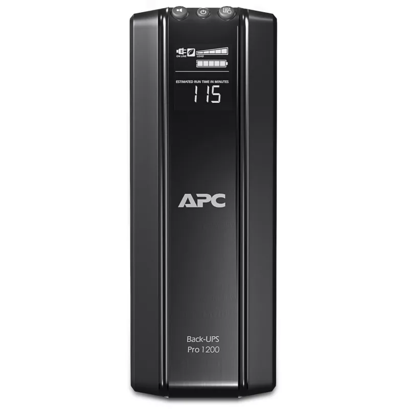 APC Power Saving Back-UPS RS 1200 230V CEE 7/5, linijinis-interaktyvus, 1,2 kVA, 720 W, 50/60 Hz, 445 J, 45 dB