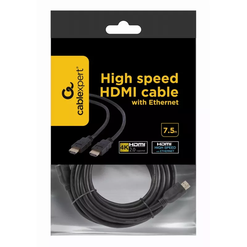 GEMBIRD HDMI V.1.4 laidas kištukas-kištukas / 7,5 m biri pakuotė (cc-hdmi4-7.5m)