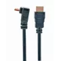 GEMBIRD didelės spartos HDMI laidas su eternetu, 90 laipsnių į viršų lenkta jungtimi, 3 m
