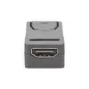 DIGITUS ASSMANN DisplayPort adapteris, DP - HDMI tipo A M/F, su fiksatoriumi, CE, juodas