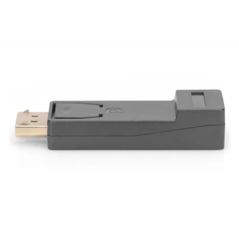 DIGITUS ASSMANN DisplayPort adapteris, DP - HDMI tipo A M/F, su fiksatoriumi, CE, juodas