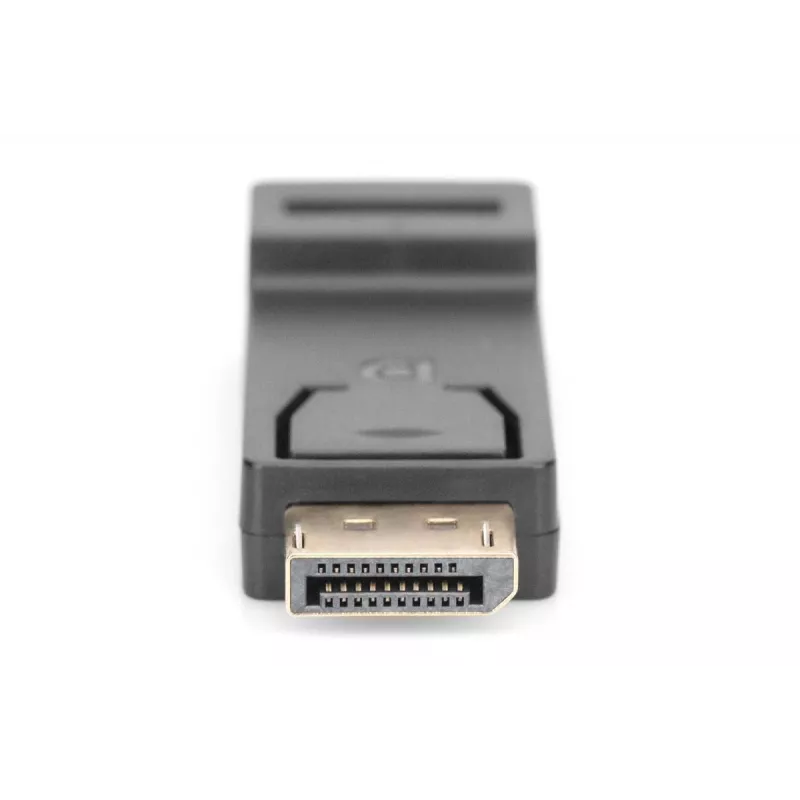 DIGITUS ASSMANN DisplayPort adapteris, DP - HDMI tipo A M/F, su fiksatoriumi, CE, juodas