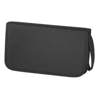 Hama Nylon Wallet 64 Cd, 64 diskai, juoda, nailonas