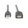 DIGITUS USB 2.0 kartotuvas laidas USB A kištukas / A lizdas 10m (DA-73100-1)