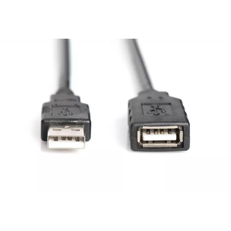DIGITUS USB 2.0 kartotuvas laidas USB A kištukas / A lizdas 10m (DA-73100-1)