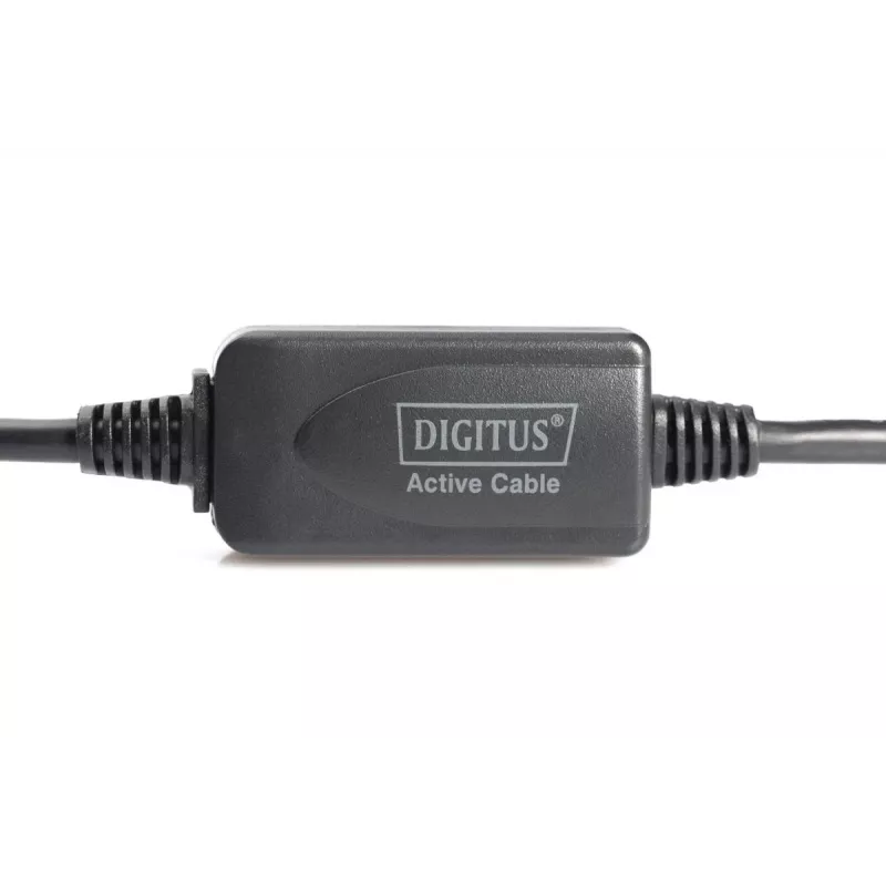 DIGITUS USB 2.0 kartotuvas laidas USB A kištukas / A lizdas 10m (DA-73100-1)
