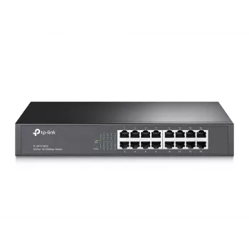 TP-Link TL-SF1016DS tinklo jungiklis Nevaldomas Fast Ethernet (10/100) 1U Juoda