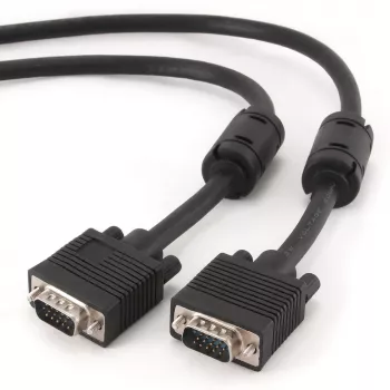 GEMBIRD Premium VGA HD15M/HD15M dvigubai ekranuotas su 2 ferito šerdimis 2,0 m laidas / juodas
