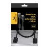 GEMBIRD Premium dvigubai ekranuotas VGA ilginimo kabelis su ferito šerdimis, 1.8 m