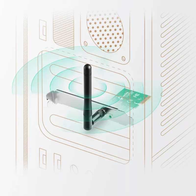 TP-Link TL-WN781ND tinklo plokštė, vidinė, WLAN, 150 Mbit/s