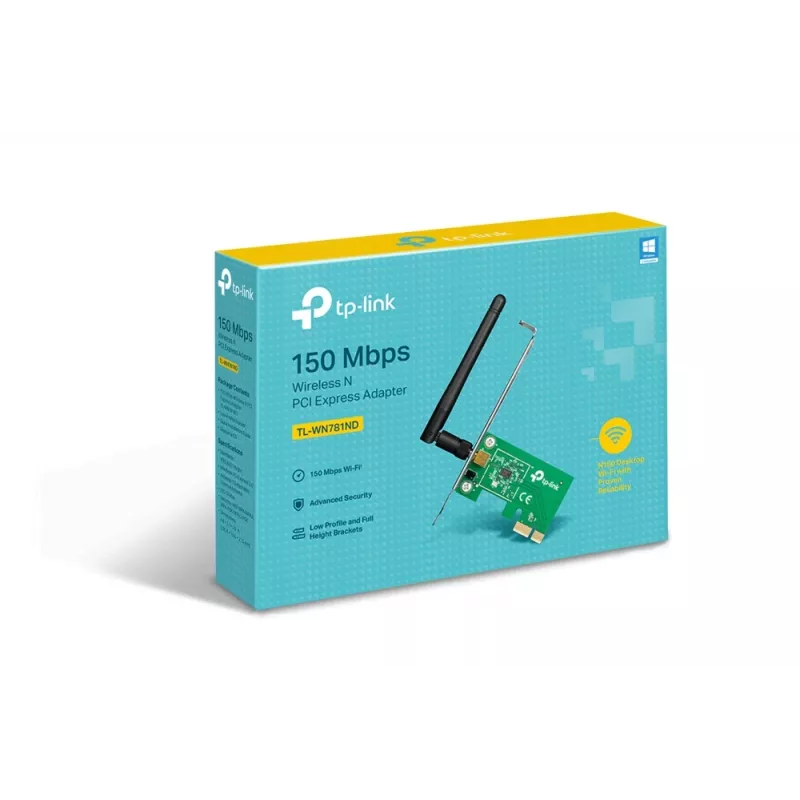 TP-Link TL-WN781ND tinklo plokštė, vidinė, WLAN, 150 Mbit/s