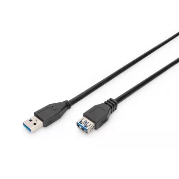 DIGITUS kabelis USB 3.0 prailginimo laidas Type A kištukas/jungtis 1,8 m (ak-300203-018-s)