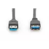 DIGITUS kabelis USB 3.0 prailginimo laidas Type A kištukas/jungtis 1,8 m (ak-300203-018-s)