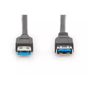 DIGITUS kabelis USB 3.0 prailginimo laidas Type A kištukas/jungtis 1,8 m (ak-300203-018-s)