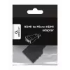 HDMI į mikro HDMI kabelis Gembird A-HDMI-FD juodas
