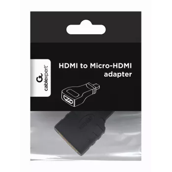 HDMI į mikro HDMI kabelis Gembird A-HDMI-FD juodas