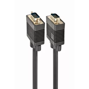 GEMBIRD Premium VGA HD15M/HD15M dvigubai ekranuotas su 2 ferito šerdimis 10 m laidas / juodas