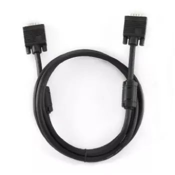 GEMBIRD Premium VGA HD15M/HD15M dvigubai ekranuotas su 2 ferito šerdimis 10 m laidas / juodas