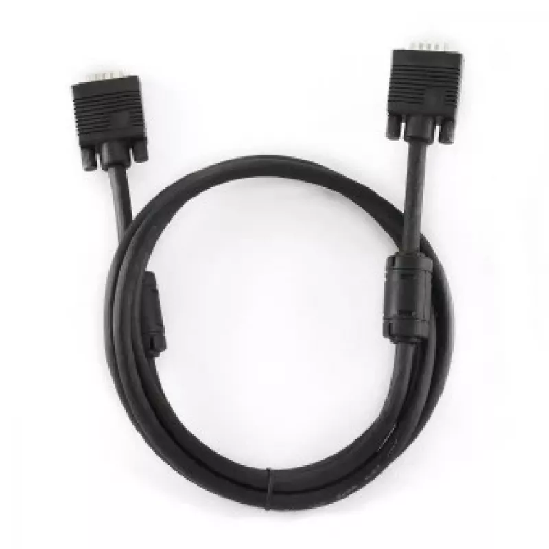 GEMBIRD Premium VGA laidas HD15M/HD15M dvigubai ekranuotas su 2 ferito šerdimis 15 m - juodas