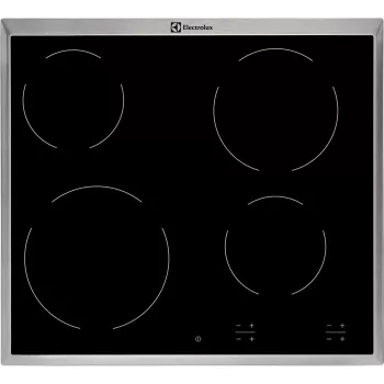Electrolux EHF16240XK kaitlentė Juoda Įmontuojama Keraminė kaitlentė 4 zonos(-ų)