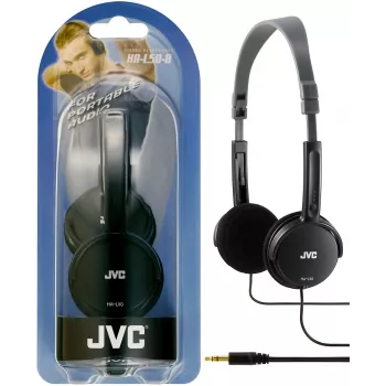JVC HA-L50-B ausinės/ausinių komplektas Laidinis Ant galvos Muzika Juoda