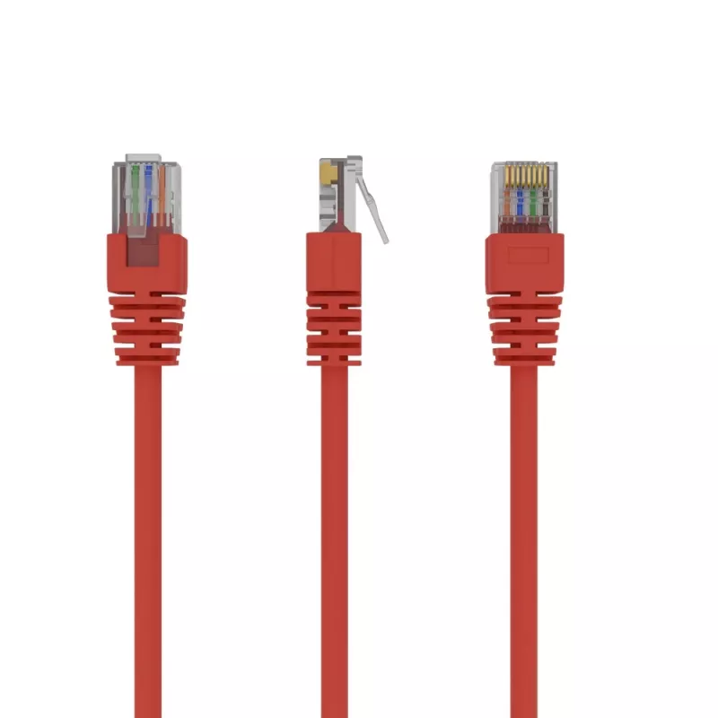 GEMBIRD komutacinis kabelis - Cat 5e - UTP - 25 cm - raudonas