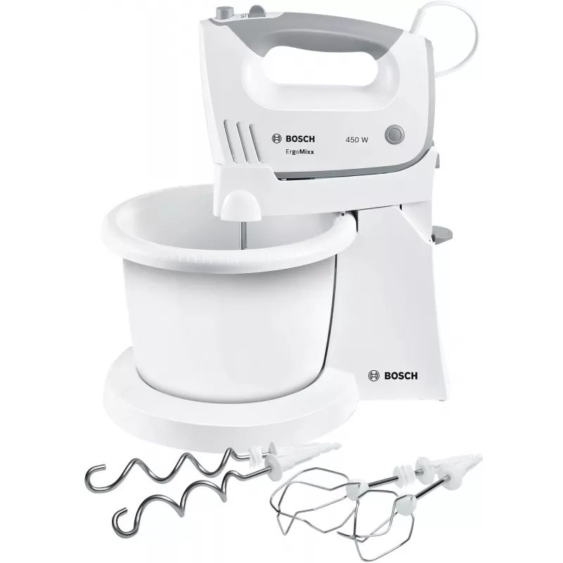 Bosch MFQ36460 ErgoMixx rankinis plaktuvas with stand bowl 450 W Balta