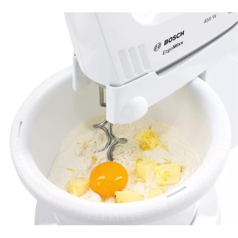 Bosch MFQ36460 ErgoMixx rankinis plaktuvas with stand bowl 450 W Balta