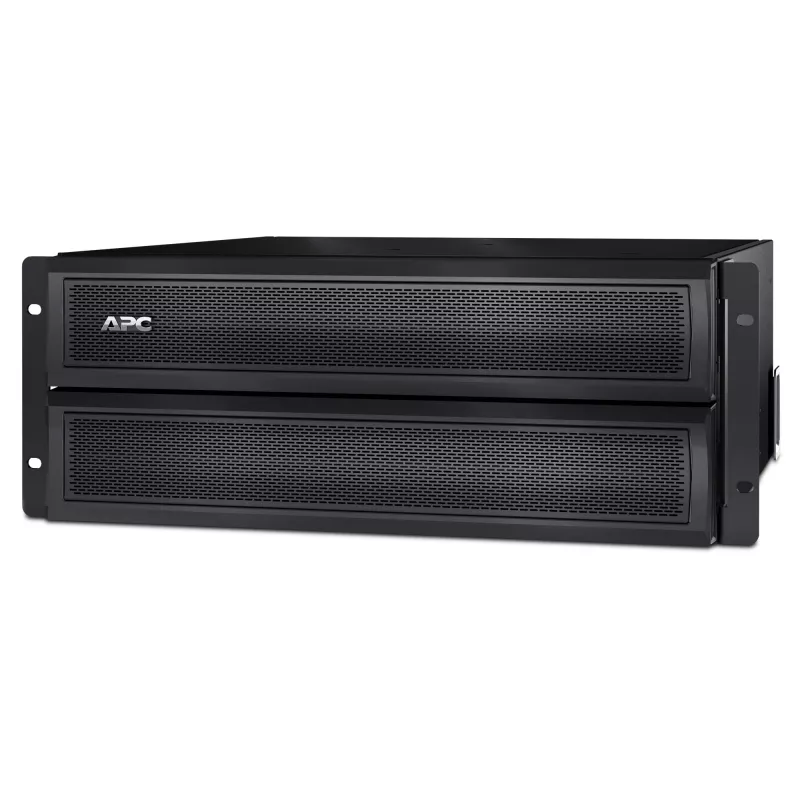 APC Smart-UPS X serijos išorinis akumuliatorių blokas, skirtas montuoti stove/bokšte, 120 V, 1200 VAh, montavimas stovoje, 4U