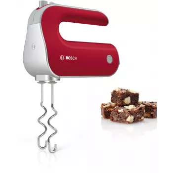 Bosch MFQ40303 mixer rankinis plaktuvas 500 W Raudona, Sidabrinė