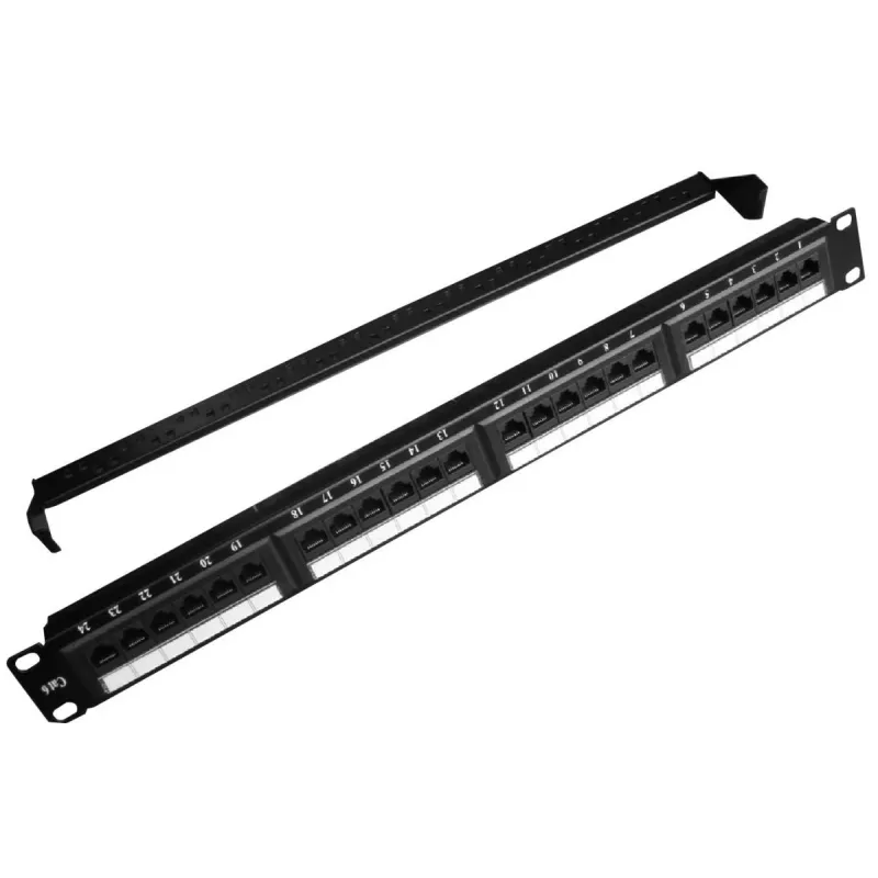GEMBIRD CAT6 24 Port Patch Panel With Rear kabelis Management