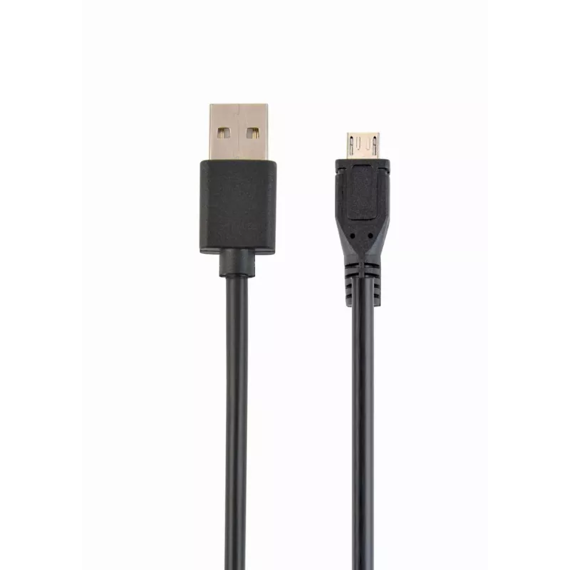 GEMBIRD dvipusis USB 2.0 AM į Micro-USB kabelis, 1 m - juodas