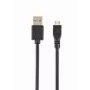 GEMBIRD dvipusis USB 2.0 AM į Micro-USB kabelis, 1 m - juodas