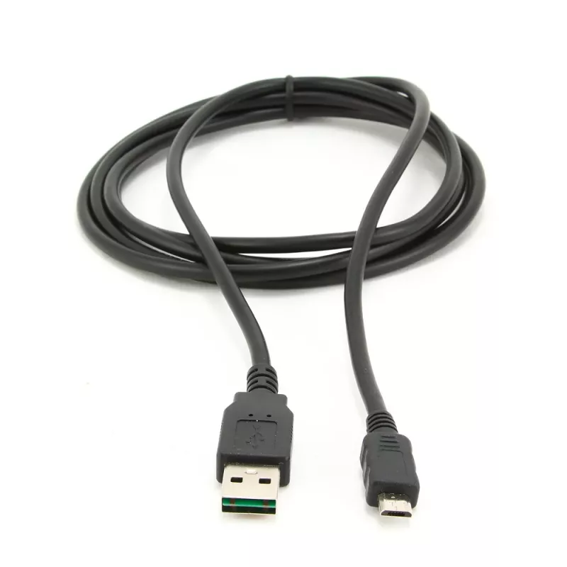 GEMBIRD dvipusis USB 2.0 AM į Micro-USB kabelis, 1 m - juodas