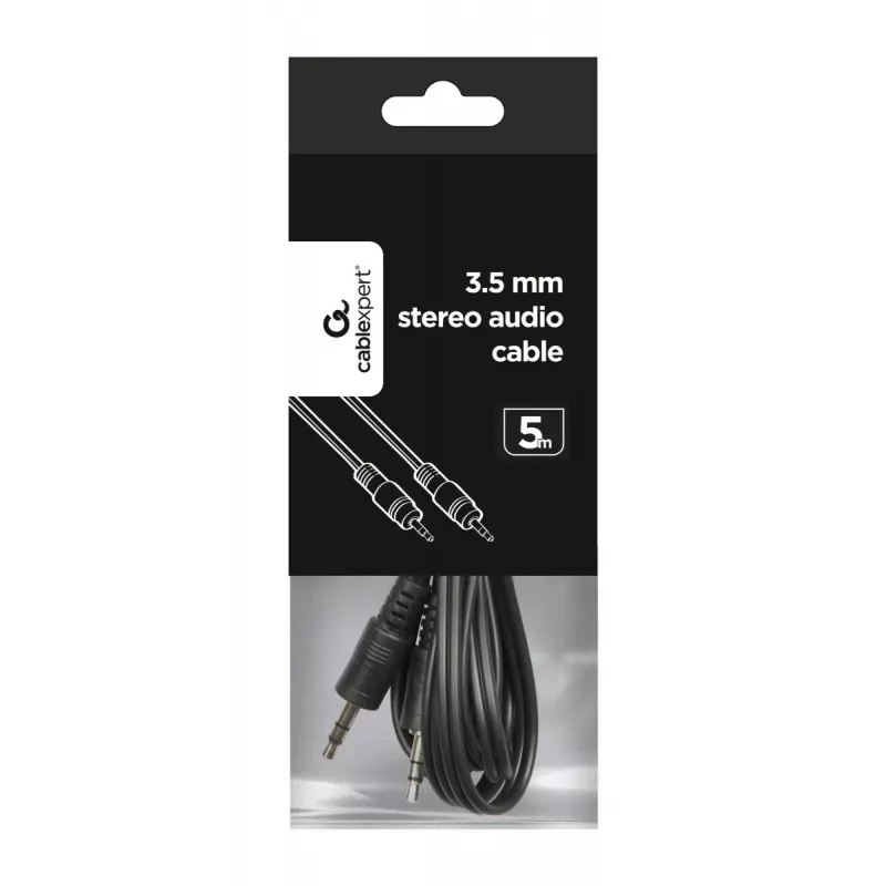 Garso kabelis Gembird CCA-404-5M 3.5mm juodas