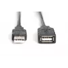 DIGITUS USB 2.0 kartos ilgintuvo laidas USB A (kištukas) / A (lizdas) 15 m (DA-73101)