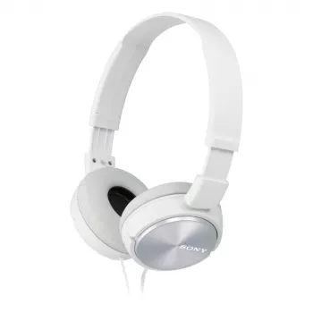 Sony MDR-ZX310AP, laidinis, 10–24000 Hz, Skambučiai / muzika, 125 g, Ausinės, Baltos