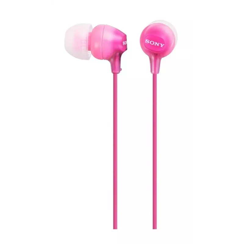 Sony MDR-EX15LP, Laidinis, 8 - 22000 Hz, Muzikai, 3 g, Ausinės, Rožinės
