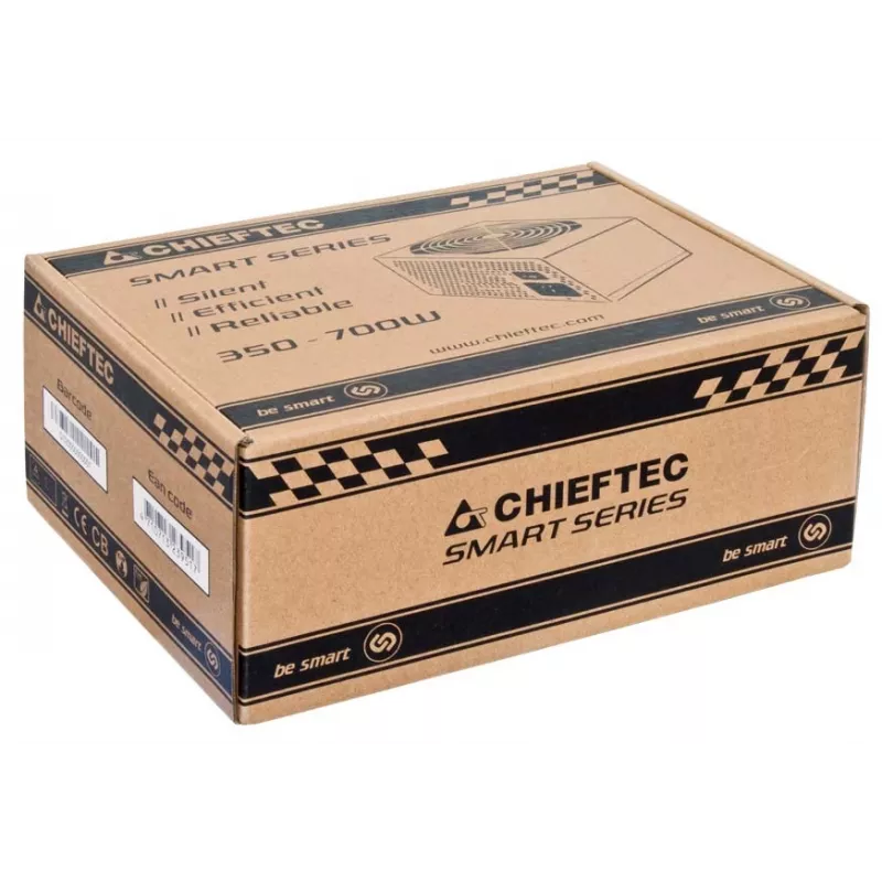Chieftec Smart GPS-600A8 maitinimo blokas 600 W 20+4 pin ATX ATX juodas